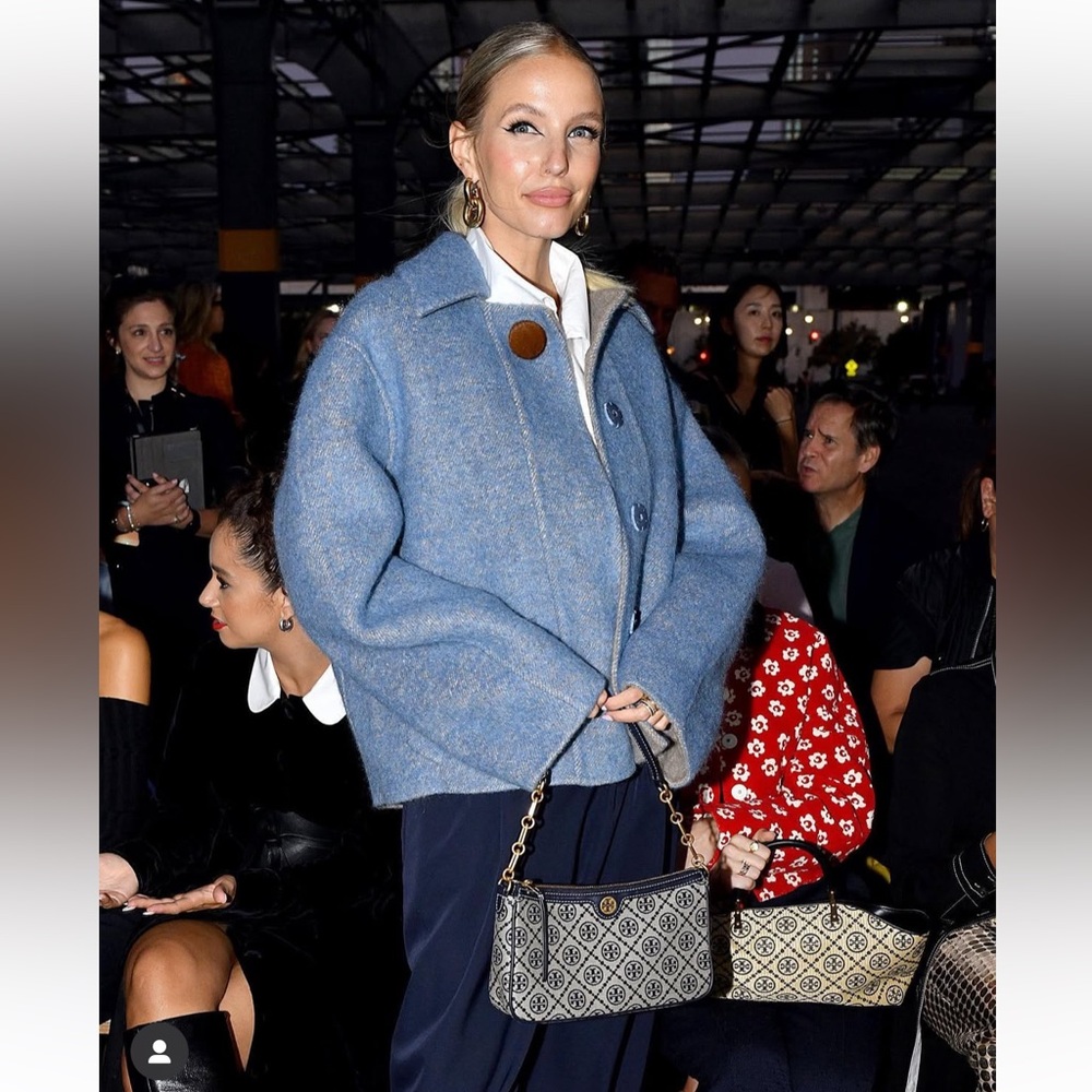 Like new Tory Burch Snap-Front Double-Face Wool $1,798